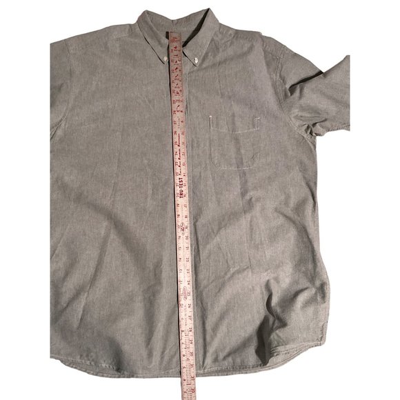 Eddie Bauer Gray XLT tall Men’s‎ Button Down - Picture 5 of 6